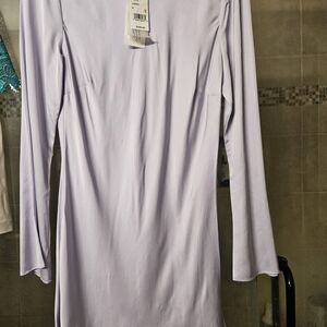 French Connection Lavender Long Sleeve Dress